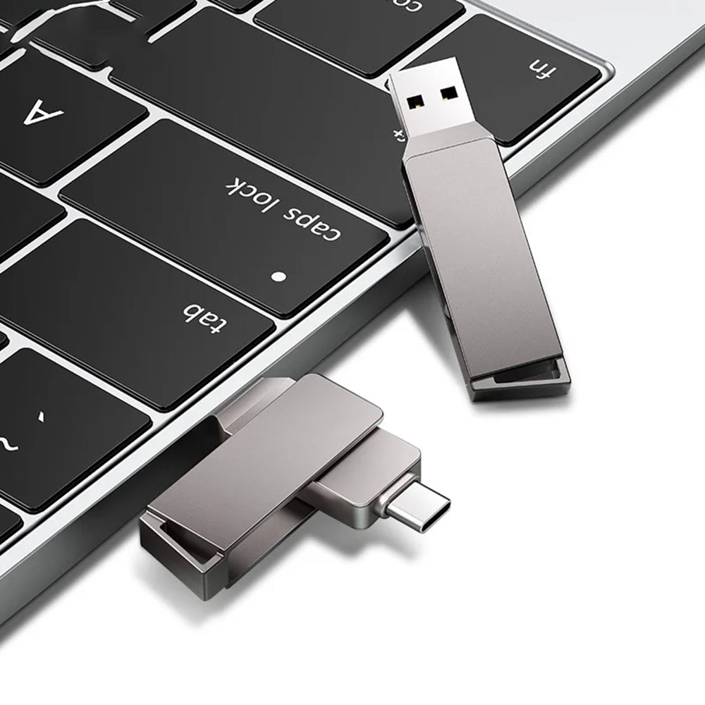 Stick Memorie Techsuit THSM19 (THSM19816), USB 3.0, Type-C, 16GB, Gri