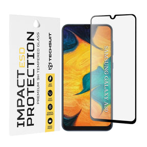 Folie de protectie Techsuit ESD Glass compatibil cu Samsung Galaxy A30 / A50 / A20 / A30s / A50s / M21 / M31 / M30s / M30, Negru