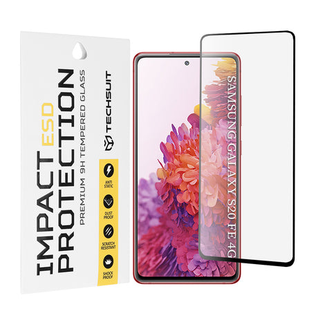 Folie de protecție Techsuit ESD Glass pentru Samsung Galaxy S20 FE, neagră
