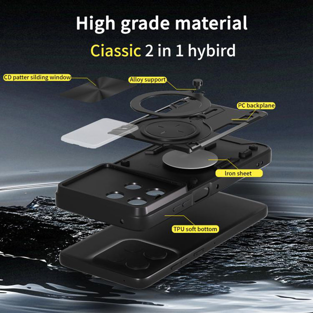 Husa de protectie Techsuit CamGuard Pro compatibil cu Motorola Moto G56, Negru