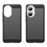 Husa de protectie Techsuit Carbon Silicone compatibil cu Xiaomi Poco F7, Negru