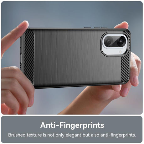 Husa de protectie Techsuit Carbon Silicone compatibil cu OnePlus Nord CE5, Negru