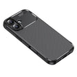 Husa de protectie Techsuit CarbonFiber compatibil cu iPhone 17, Negru