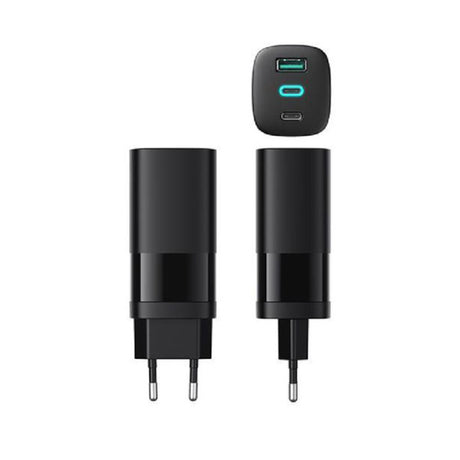 Incarcator Havit (UC10), 2x Type-C, USB, PD65W, Fast Charging, Negru