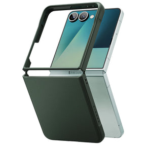 Husa de protectie Ringke Onyx compatibil cu Samsung Galaxy Z Flip7, Verde Inchis