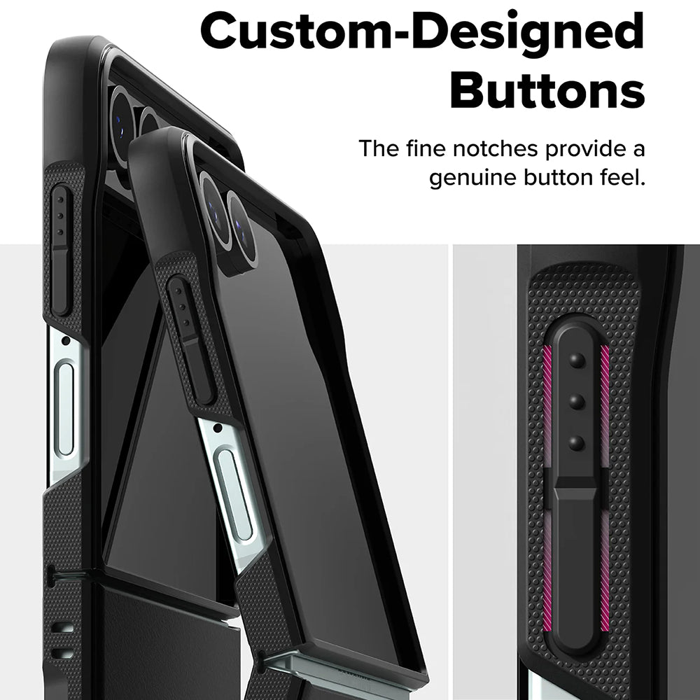 Husa de protectie Ringke Onyx compatibil cu Samsung Galaxy Z Flip7, Negru