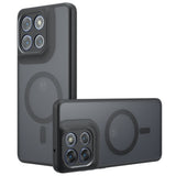 Husa de protectie Techsuit PureFrost MagSafe compatibil cu Motorola Moto G56, Negru Mat
