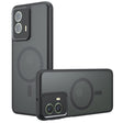 Husa de protectie Techsuit PureFrost MagSafe compatibil cu Motorola Edge 50 Fusion, Negru Mat