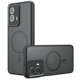Husa de protectie Techsuit PureFrost MagSafe compatibil cu Motorola Edge 50 Fusion, Negru Mat
