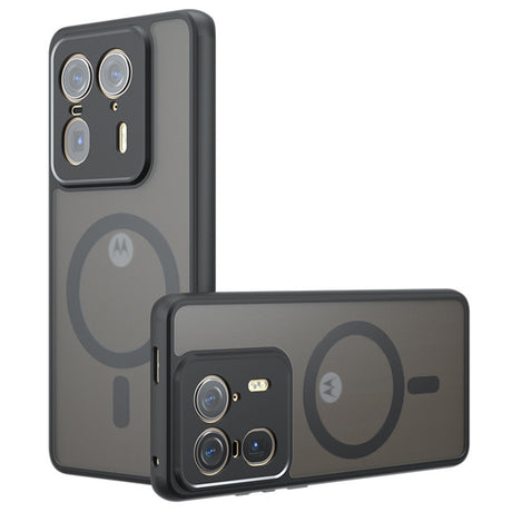 Husa de protectie Techsuit PureFrost MagSafe compatibil cu Motorola Edge 50 Ultra, Negru Mat
