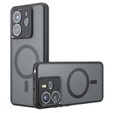 Husa de protectie Techsuit PureFrost MagSafe compatibil cu Xiaomi Redmi Note 14 4G (Standard), Negru Mat