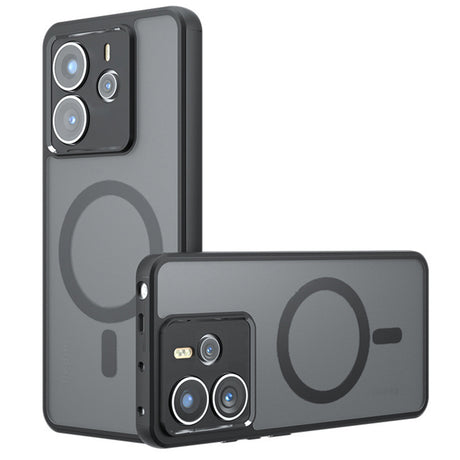 Husa de protectie Techsuit PureFrost MagSafe compatibil cu Xiaomi Redmi Note 14 5G, Negru Mat