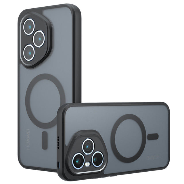Husa de protectie Techsuit PureFrost MagSafe compatibil cu Honor 400, Negru Mat