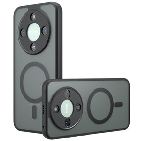 Husa de protectie Techsuit PureFrost MagSafe compatibil cu Honor Magic6 Lite, Negru Mat