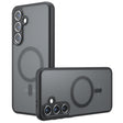 Husa de protectie Techsuit PureFrost MagSafe compatibil cu Samsung Galaxy S23 FE, Negru Mat