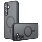 Husa de protectie Techsuit PureFrost MagSafe compatibil cu Samsung Galaxy S23 FE, Negru Mat
