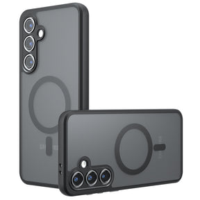 Husa de protectie Techsuit PureFrost MagSafe compatibil cu Samsung Galaxy S24, Negru Mat