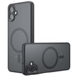 Husa de protectie Techsuit PureFrost MagSafe compatibil cu Samsung Galaxy A06, Negru Mat