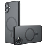 Husa de protectie Techsuit PureFrost MagSafe compatibil cu Samsung Galaxy A06, Negru Mat