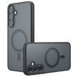 Husa de protectie Techsuit PureFrost MagSafe compatibil cu Samsung Galaxy A15 5G, Negru Mat