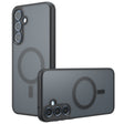 Husa de protectie Techsuit PureFrost MagSafe compatibil cu Samsung Galaxy A14 4G / A14 5G, Negru Mat