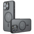 Husa de protectie Techsuit PureFrost MagSafe compatibil cu iPhone 14 Pro Max, Negru Mat