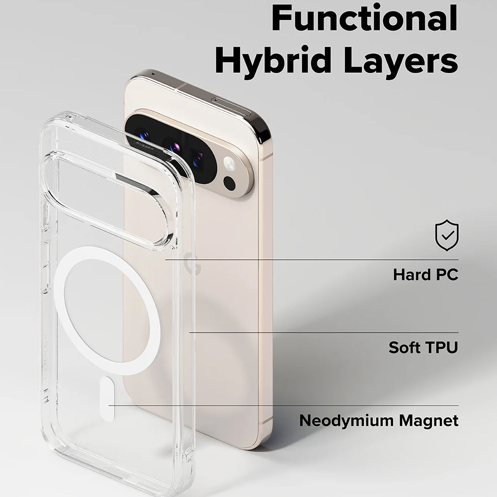Husa de protectie Ringke Fusion MagSafe compatibil cu Google Pixel 10 / 10 Pro, Transparent