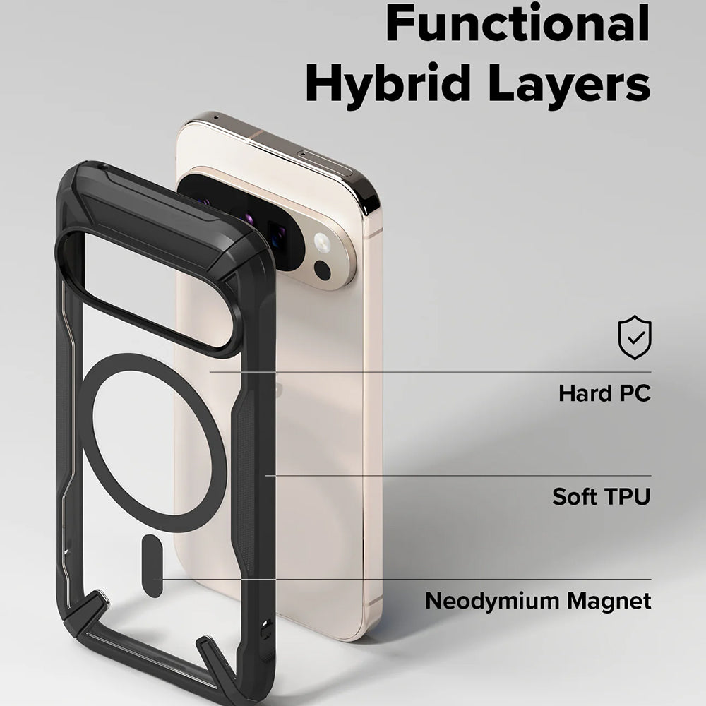 Husa de protectie Ringke Fusion X MagSafe compatibil cu Google Pixel 10 / 10 Pro, Negru