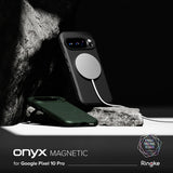 Husa de protectie Ringke Onyx MagSafe compatibil cu Google Pixel 10 Pro, Verde Inchis