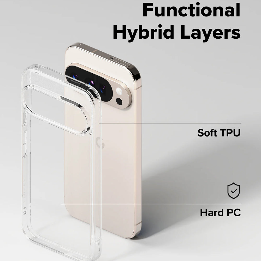 Husa de protectie Ringke Fusion compatibil cu Google Pixel 10 Pro XL, Transparent