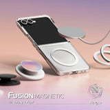 Husa de protectie Ringke Fusion MagSafe compatibil cu Samsung Galaxy Z Flip7, Transparent