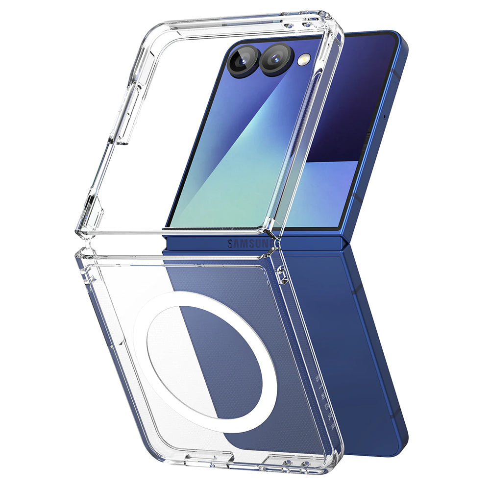 Husa de protectie Ringke Fusion MagSafe compatibil cu Samsung Galaxy Z Flip7, Transparent