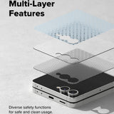 Folie pentru Samsung Galaxy Z Flip7 (set 2) - Ringke Cover Display Easy Slide Tempered Glass Pro - Clear