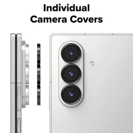 Ringke Camera Lens Frame Glass kameravédő fólia Samsung Galaxy Z Fold7 készülékhez, fekete