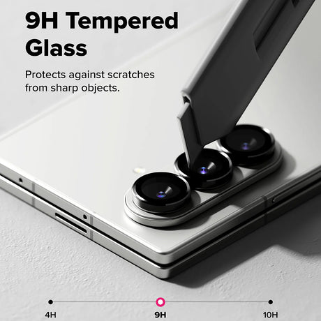 Ringke Camera Lens Frame Glass kameravédő fólia Samsung Galaxy Z Fold7 készülékhez, fekete
