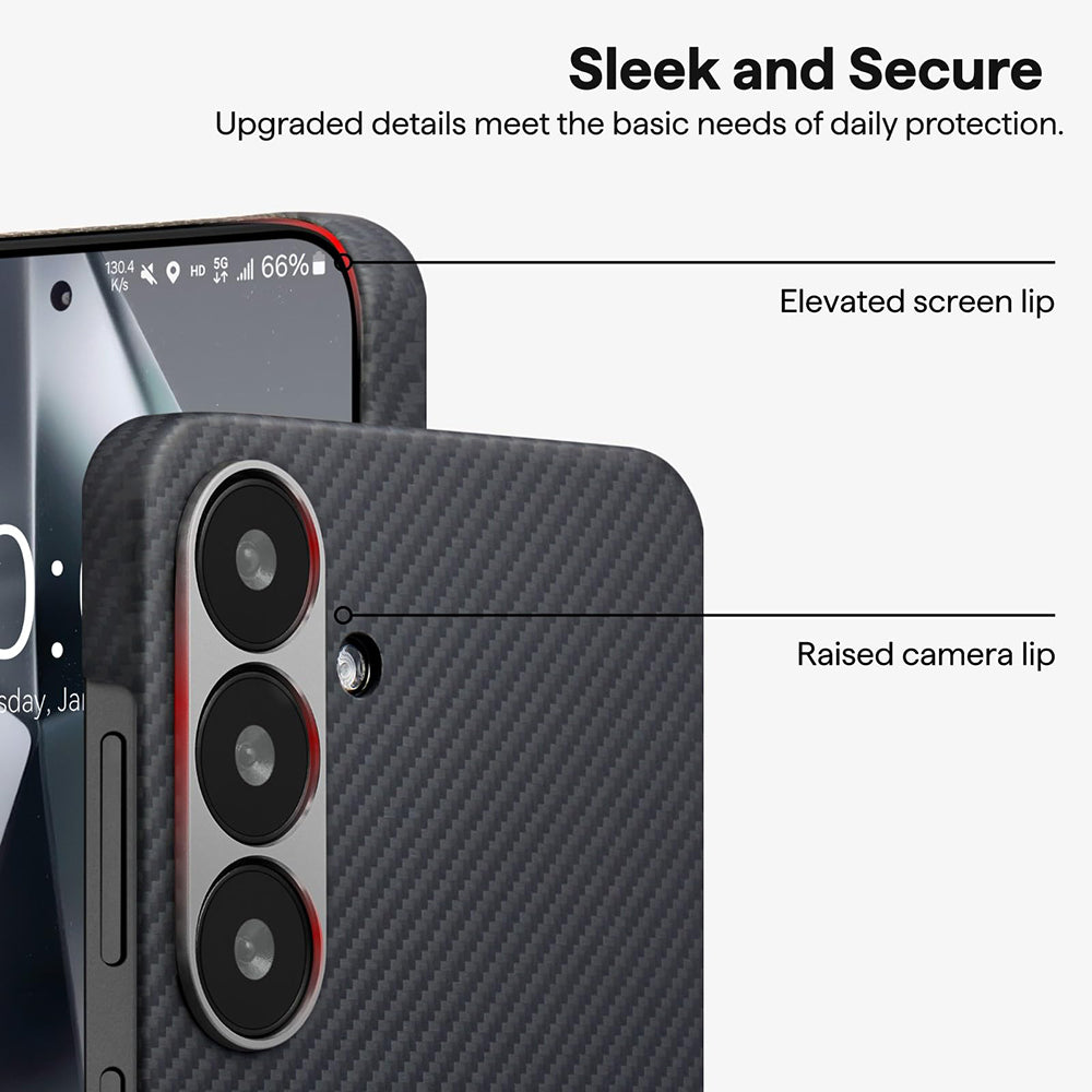 Husa de protectie Techsuit Aramid Fiber MagSafe compatibil cu Google Pixel 9 Pro XL, Negru