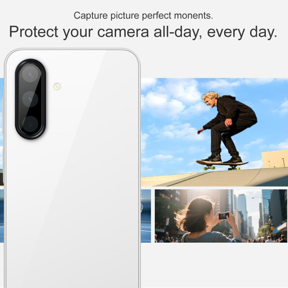 Folie de protectie Techsuit Full Camera Glass compatibil cu Samsung Galaxy A17 5G / A17 4G, Negru