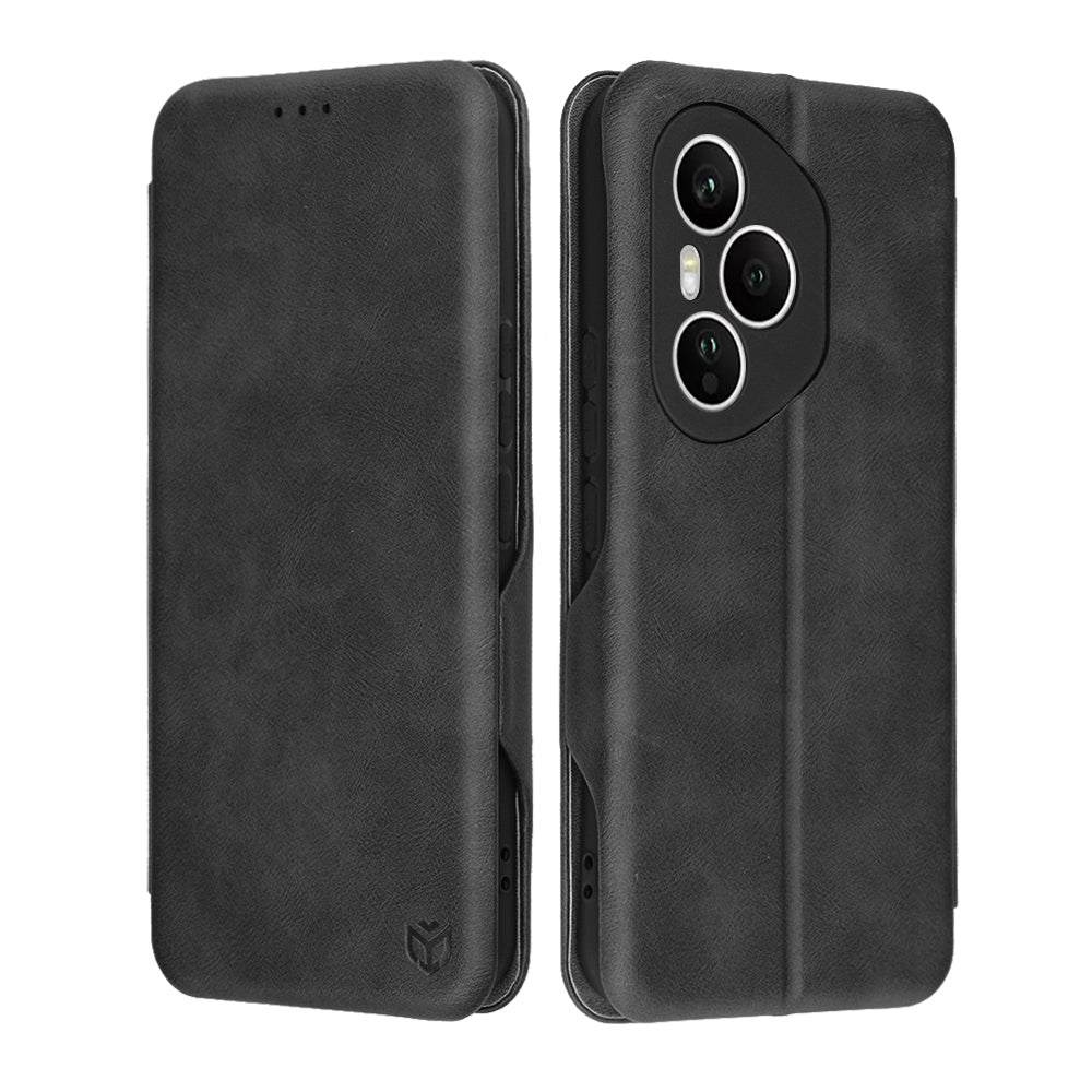Husa de protectie Techsuit Safe Wallet Plus compatibil cu Honor 400 Pro, Negru