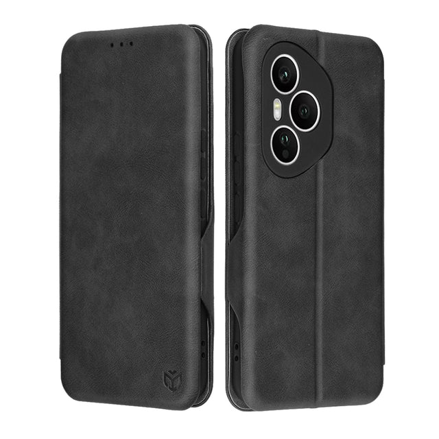 Husa de protectie Techsuit Safe Wallet Plus compatibil cu Honor 400 Pro, Negru