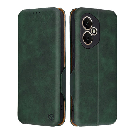 Husa de protectie Techsuit Safe Wallet Plus compatibil cu Honor 400, Verde