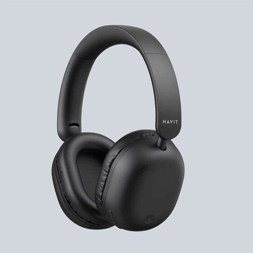 Casti Havit Wireless (H602BT), BLE V5.4, AUX, Button Control, Hi‑Res Audio, Mic, All‑Day Battery, 300mAh, Negru