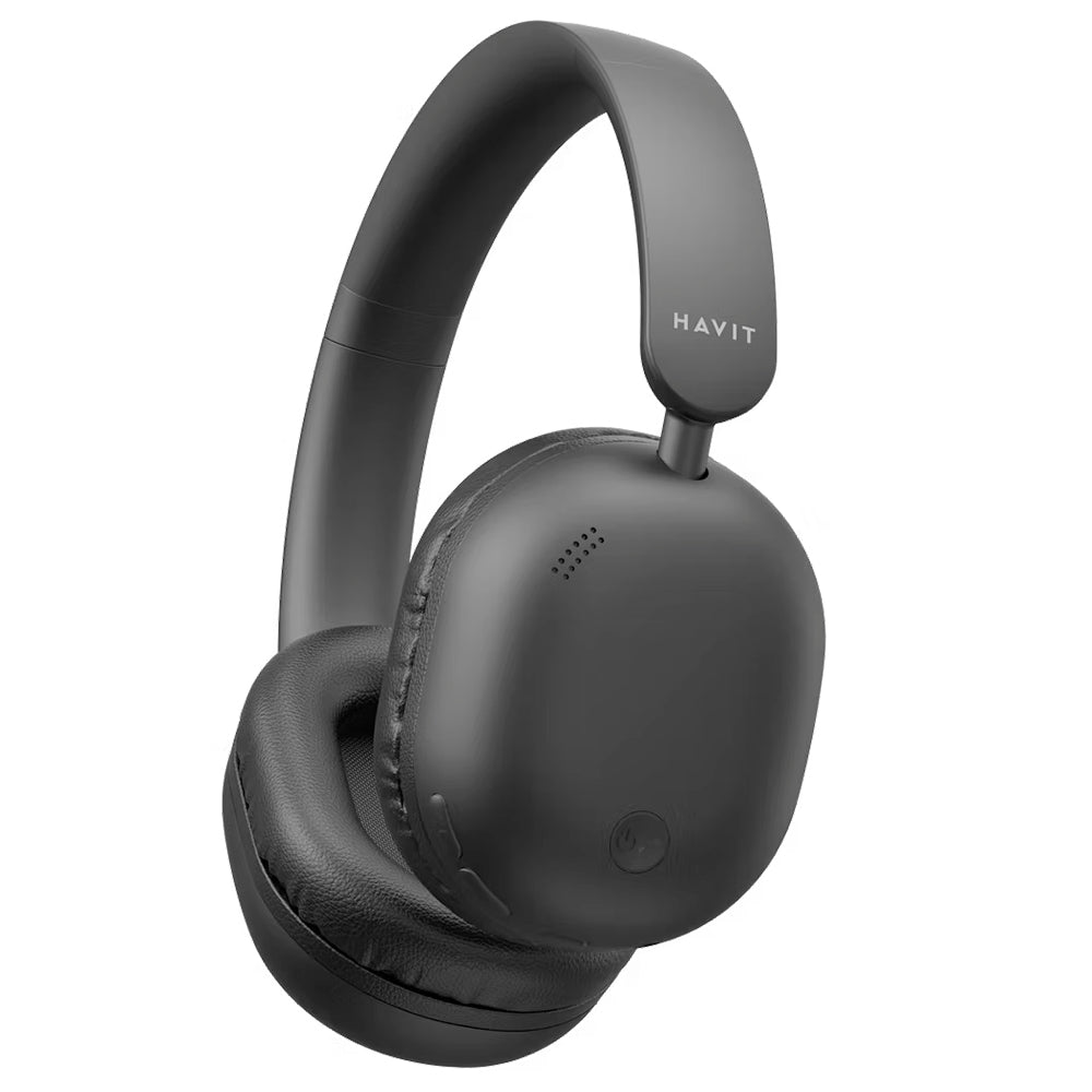 Casti Havit Wireless (H602BT), BLE V5.4, AUX, Button Control, Hi‑Res Audio, Mic, All‑Day Battery, 300mAh, Negru