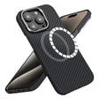 Husa de protectie Techsuit Aramid Fiber MagSafe compatibil cu iPhone 15 Pro Max, Negru