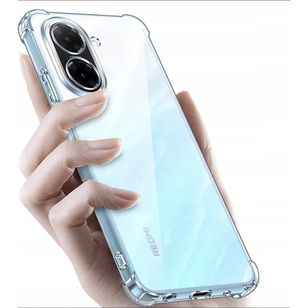 Husa de protectie Techsuit Shockproof Clear Silicone compatibil cu Xiaomi Redmi A5 4G (Regional), Transparent