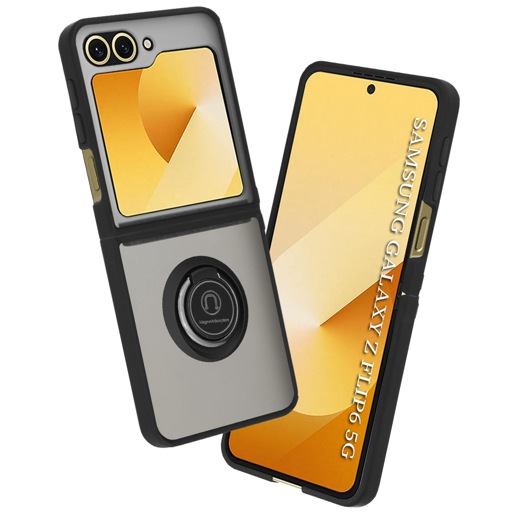 Husa de protectie Techsuit Glinth compatibil cu Samsung Galaxy Z Flip6 / Flip7 FE, Negru