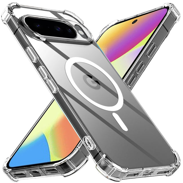 Husa de protectie Techsuit Shockproof Clear Silicone MagSafe compatibil cu Google Pixel 10 / 10 Pro, Transparent