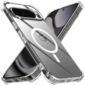 Husa de protectie Techsuit Shockproof Clear Silicone MagSafe compatibil cu Google Pixel 10 Pro XL, Transparent