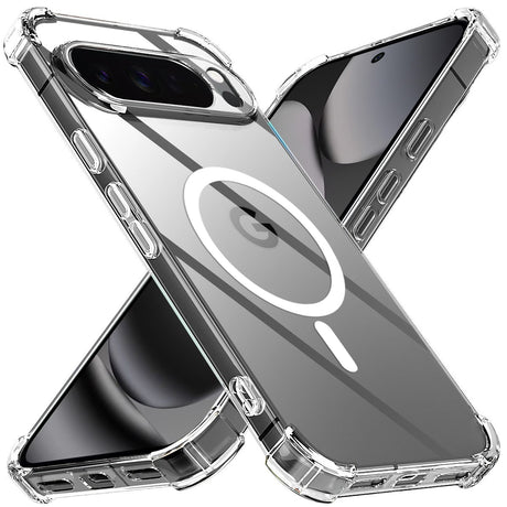 Husa de protectie Techsuit Shockproof Clear Silicone MagSafe compatibil cu Google Pixel 10 Pro XL, Transparent