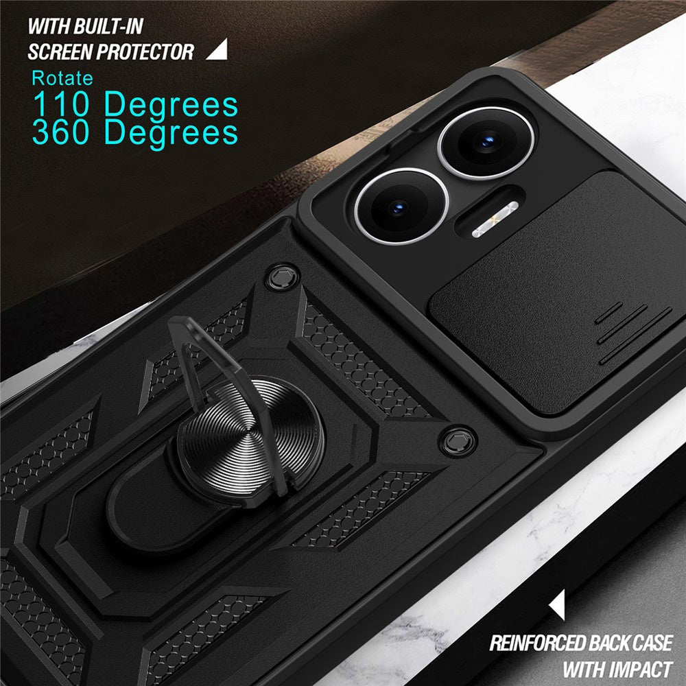 Husa de protectie Techsuit CamShield Series compatibil cu Xiaomi Poco F7, Negru