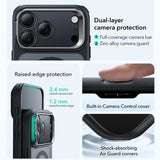 Husa de protectie ESR Classic Hybrid HaloLock Kickstand compatibil cu iPhone 17 Pro, Negru Mat